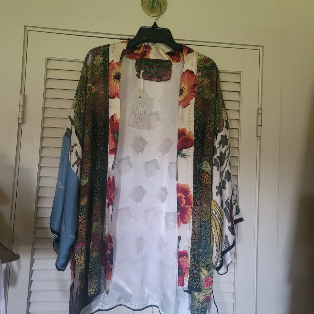HANDMADE OOAK VINTAGE SILK KIMONO